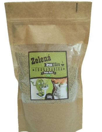 NAJTELO Zelená káva drvená 100% arabica z Brazílie 500 g
