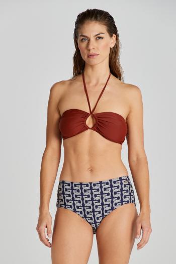 PLAVKY GANT G PATTERN BIKINI HIPSTER SPODNÍ DÍL EVENING BLUE