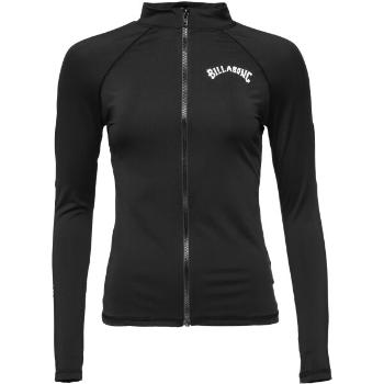 Billabong CORE LONG SLEEVE ZIP FRONT Dámské surfovací triko, černá, velikost