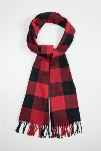 ŠÁLA GANT D2. MULTI CHECK SCARF AUTUMN SUNSET