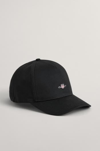 KŠILTOVKA GANT SHIELD COTTON TWILL CAP BLACK