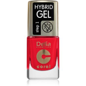 Delia Cosmetics Coral Hybrid Gel gelový lak na nehty bez užití UV/LED lampy odstín 119 11 ml