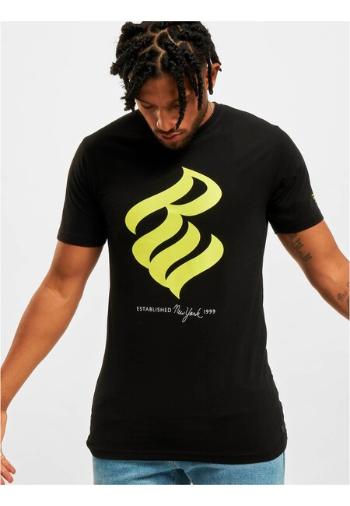 Rocawear T-Shirt black/lime - XL