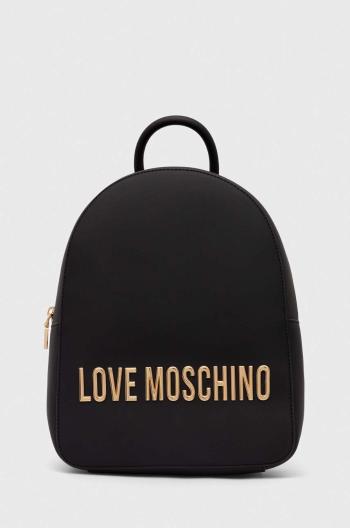 Batoh Love Moschino dámský, černá barva, malý, s aplikací, JC4193PP1LKD0000