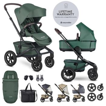 EASYWALKER Kočárek kombinovaný Jimmey Pine Green XXL AIR + RWS