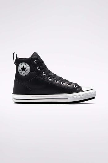 Kožené kecky Converse Chuck Taylor All Star Berkshire černá barva