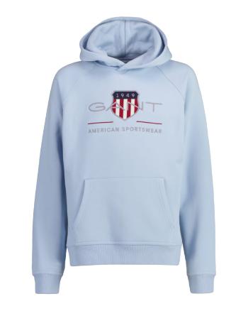 MIKINA GANT ARCHIVE SHIELD HOODIE FRESH BLUE