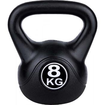 Fitforce FKBP 8 KG Kettlebell, černá, velikost