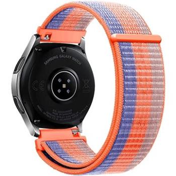 Eternico Airy Universal Quick Release 20mm Sky Blue with Orange stripe    (AET-UN20AY-SkBlO)