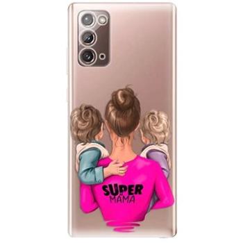 iSaprio Super Mama - Two Boys pro Samsung Galaxy Note 20 (smtwboy-TPU3_GN20)