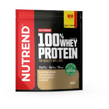 Nutrend 100% WHEY PROTEIN 1000 G BANÁN-JAHODA Protein, , velikost