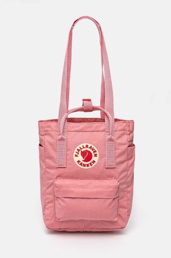 Taška Fjallraven Kanken Totepack Mini růžová barva, malá, hladká, F23711.312