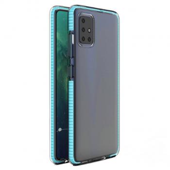 MG Spring Case silikónový kryt na Xiaomi Redmi 10X 4G / Redmi Note 9, svetlomodrý