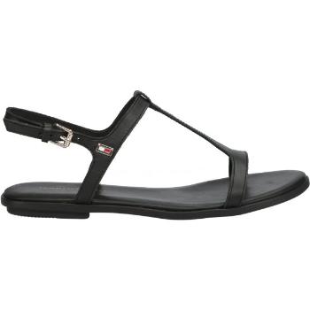 Tommy Hilfiger TH FLAT SANDAL Dámské sandály, černá, velikost