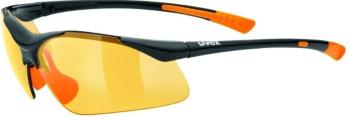 UVEX Sportstyle 223 Black/Orange/Litemirror Orange Cyklistické okuliare