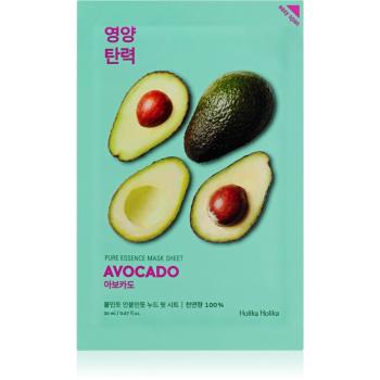 Holika Holika Pure Essence Avocado zklidňující plátýnková maska 20 ml