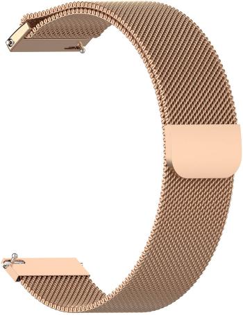 4wrist Milánský tah - Růžově zlatý 22 mm