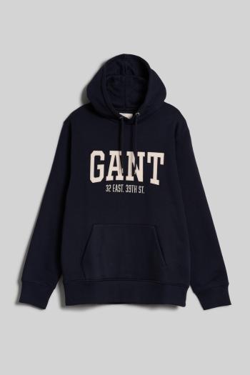 MIKINA GANT ARCH HOODIE EVENING BLUE