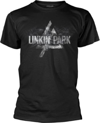 Linkin Park Tričko Smoke Logo Unisex Black L