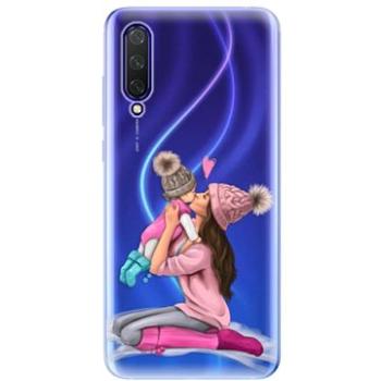 iSaprio Kissing Mom - Brunette and Girl pro Xiaomi Mi 9 Lite (kmbrugirl-TPU3-Mi9lite)