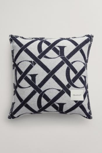 POVLAK NA POLŠTÁŘ GANT MONOGRAM CUSHION 50X50 EVENING BLUE