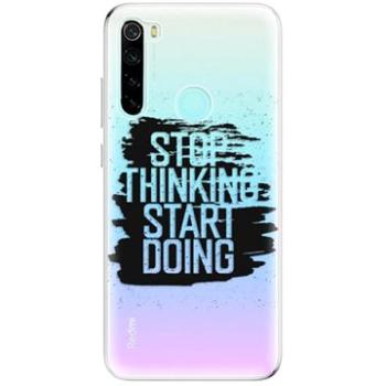 iSaprio Start Doing - black pro Xiaomi Redmi Note 8 (stadob-TPU2-RmiN8)