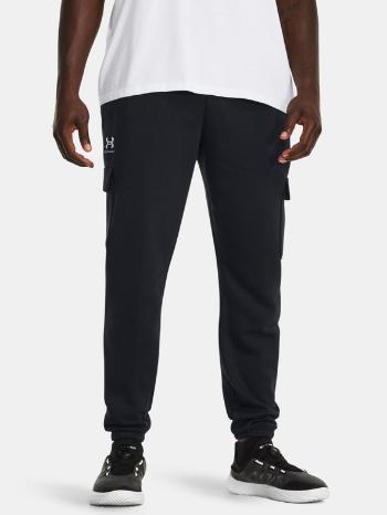 Under Armour UA Essential Flc Cargo Tepláky Černá