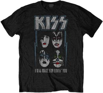 Kiss Tričko Made For Lovin' You Unisex Black XL