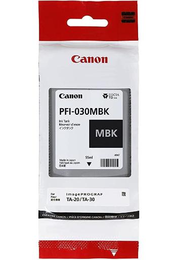 Canon PFI-030MBK 3488C001 matná černá (matt black) originální cartridge