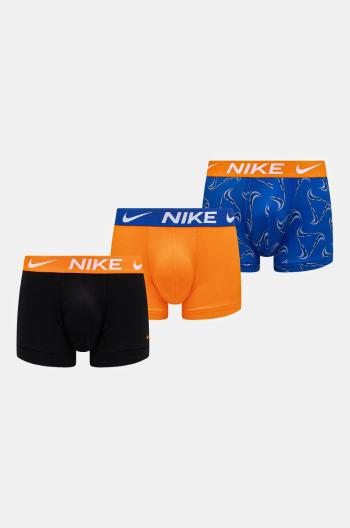 Boxerky Nike 3-pack pánské, oranžová barva, 000PKE1156