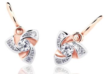 Cutie Diamonds Dětské bicolor náušnice ze zlata s brilianty DC2203-10-00-X-4