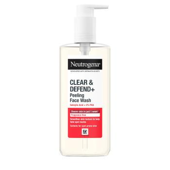 Neutrogena Čisticí gel proti pupínkům Clear & Defend+ (Facial Wash) 200 ml