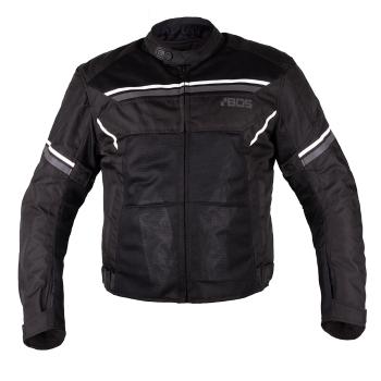 Pánská moto bunda BOS Laganas  Full Black  4XL