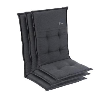 Blumfeldt Coburg, polstr, čalounění na židli, vysoké opěradlo, zahradní židle, polyester, 53 x 117 x 9 cm