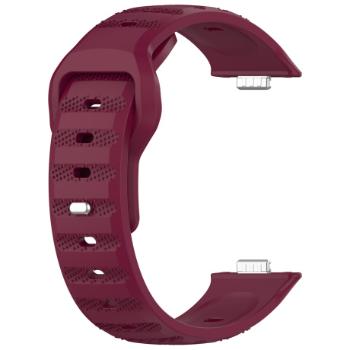 BStrap Silicone remienok na Huawei Watch Fit 3, wine red