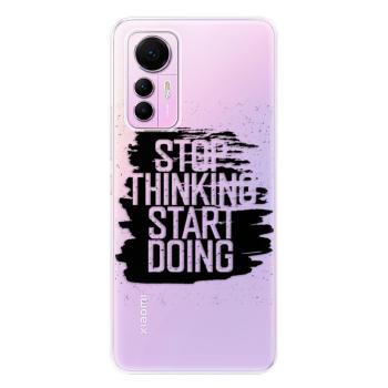 Odolné silikonové pouzdro iSaprio - Start Doing - black - Xiaomi 12 Lite