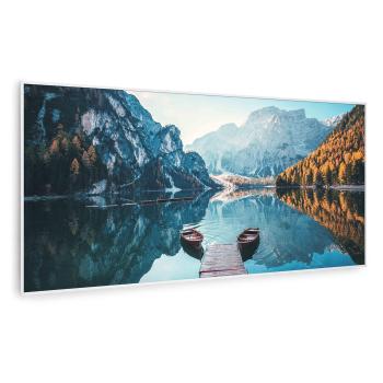 Klarstein Wonderwall Air Art Smart, infračervený ohřívač, 120 x 60 cm, 700 W, moře horizontálně