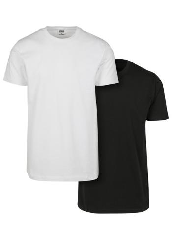 Urban Classics Basic Tee 2-Pack black/white - XXL