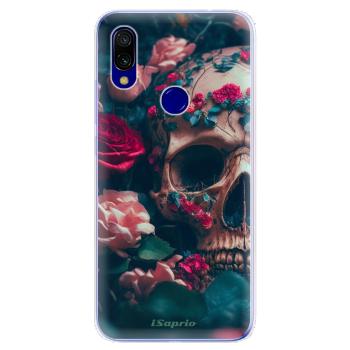 Odolné silikonové pouzdro iSaprio - Skull in Roses - Xiaomi Redmi 7