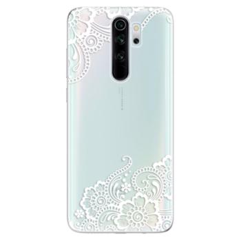 Odolné silikonové pouzdro iSaprio - White Lace 02 - Xiaomi Redmi Note 8 Pro