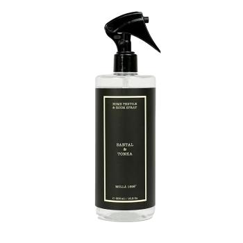 Cereria Mollá Bytový sprej černý Santal & Tonka (Home Textile & Room Spray) 500 ml