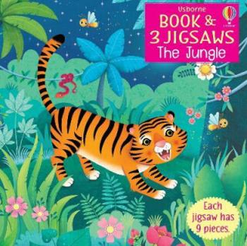 Usborne Book & 3 Jigsaws: The Jungle - Sam Taplin