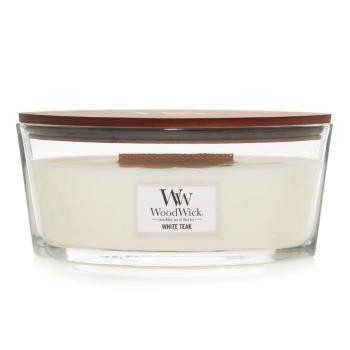 WoodWick Vonná svíčka loď White Teak 453,6 g