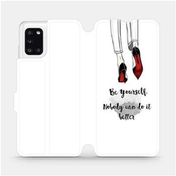 Flipové pouzdro na mobil Samsung Galaxy A31 - M046P Be yourself (5903516226696)