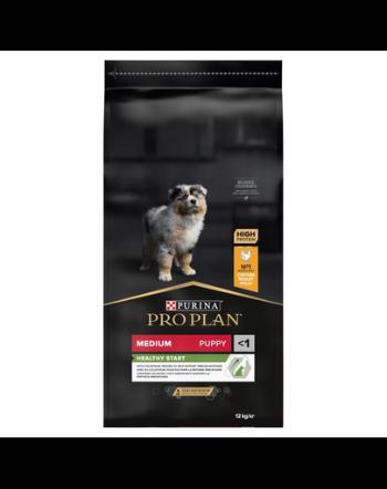 PURINA PRO PLAN MEDIUM PUPPY Hrana uscata pentru catei talie medie 12kg