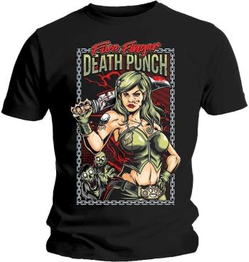 Five Finger Death Punch Tričko Assassin Unisex Black M