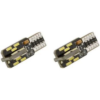 COMPASS Žárovka 24 LED 12V T10 NEW-CAN-BUS bílá 2ks (8591686338287)