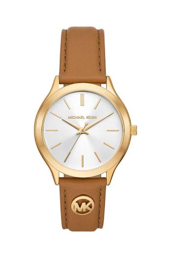 Hodinky Michael Kors béžová barva