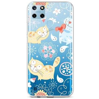 TopQ Kryt Realme C25Y silikon Happy Cats 70594 (Sun-70594)