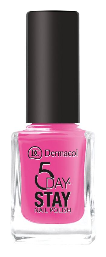 Dermacol Lak na nehty 5 Days Stay č. 35 Pink ride 11 ml